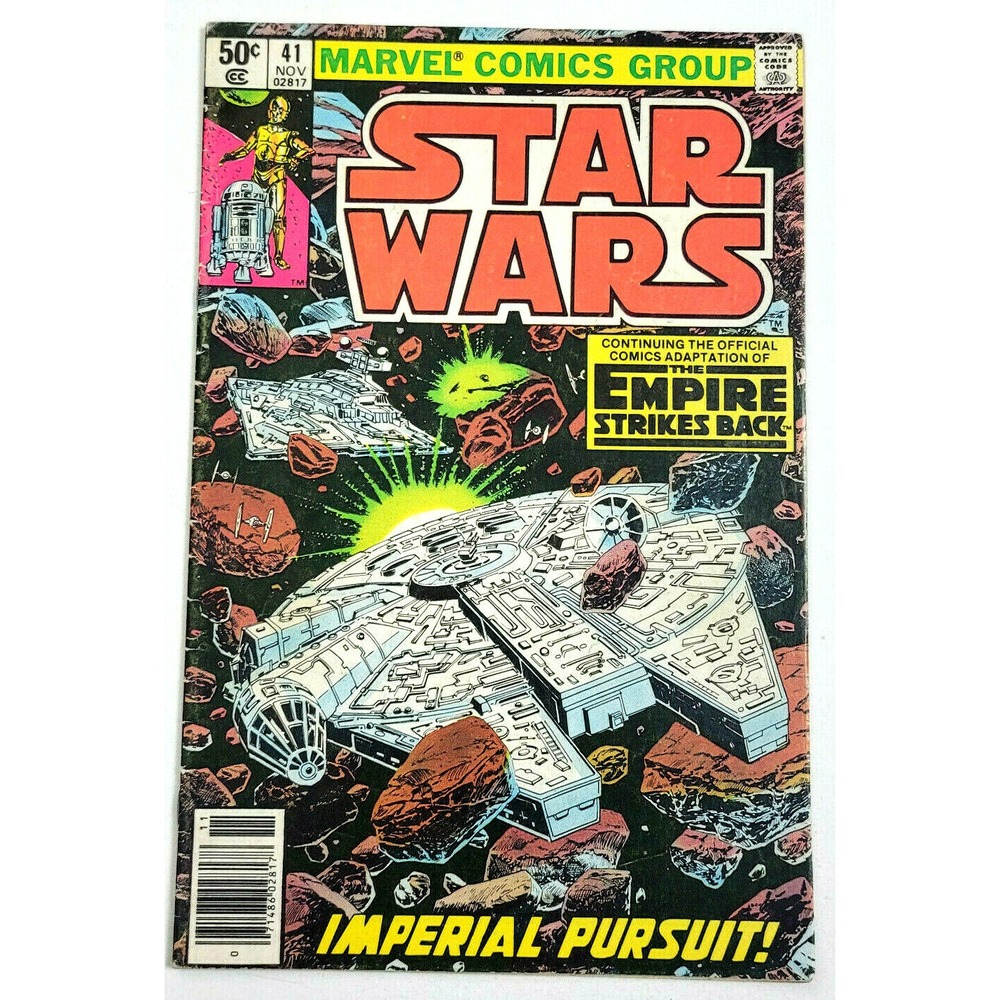 STAR WARS # 41 - (1980) MARVEL COMICS - ‎ EMPIRE STRIKES BACK 1st YODA CAMEO